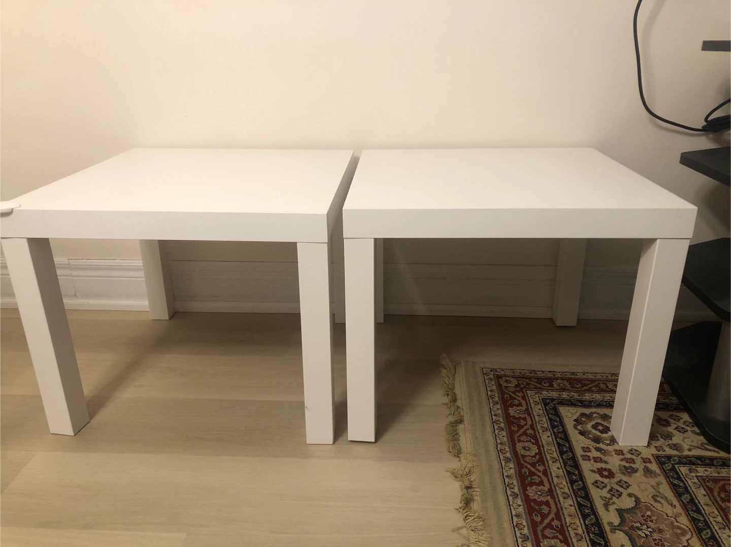 IKEA LACK White Side Table (Set of 2)