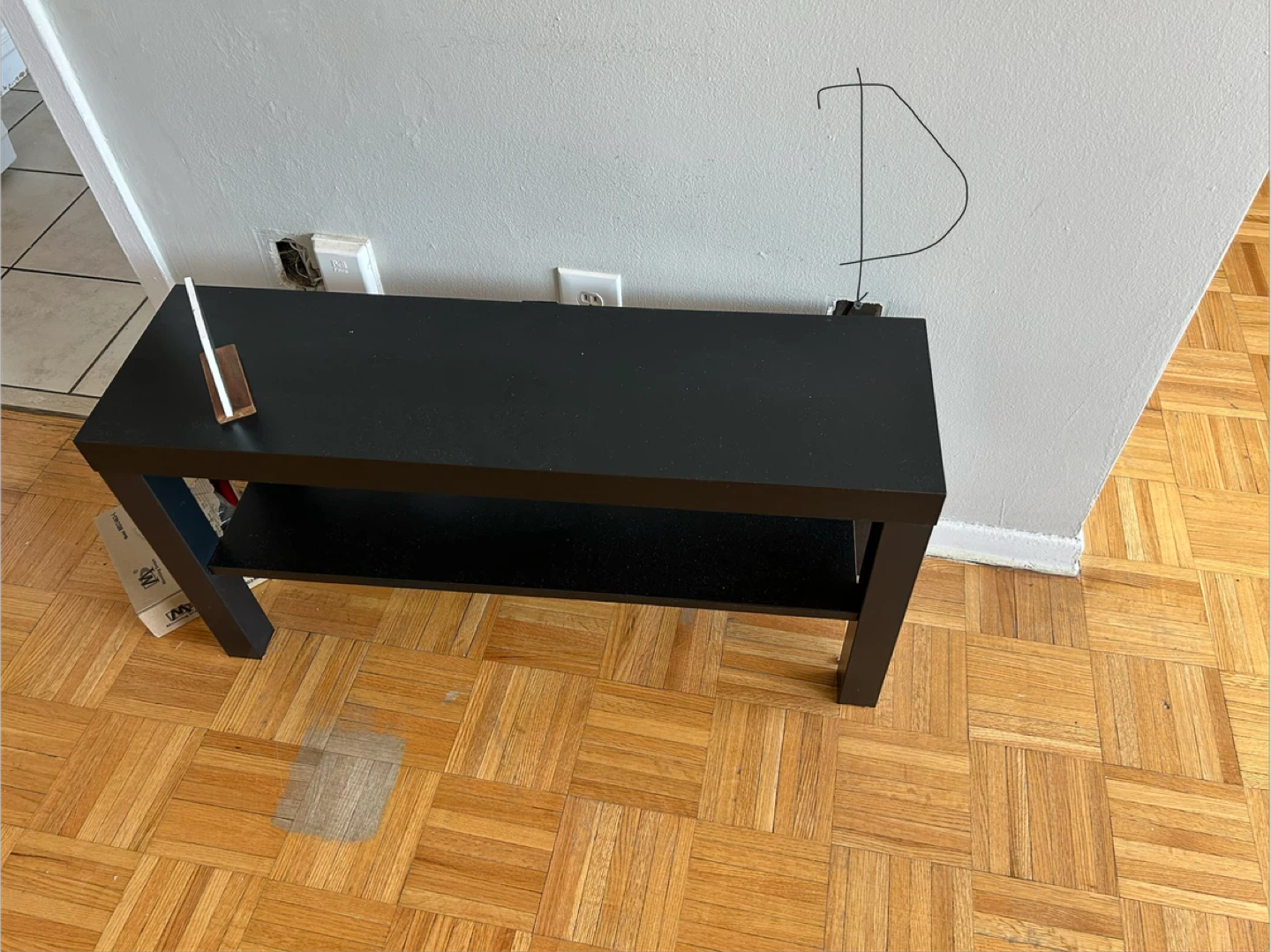 Black TV Stand/Console Table