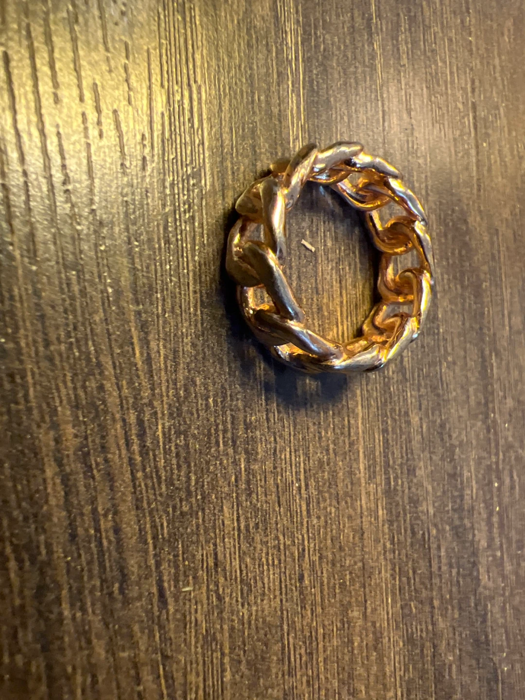 Gold Chain Ring