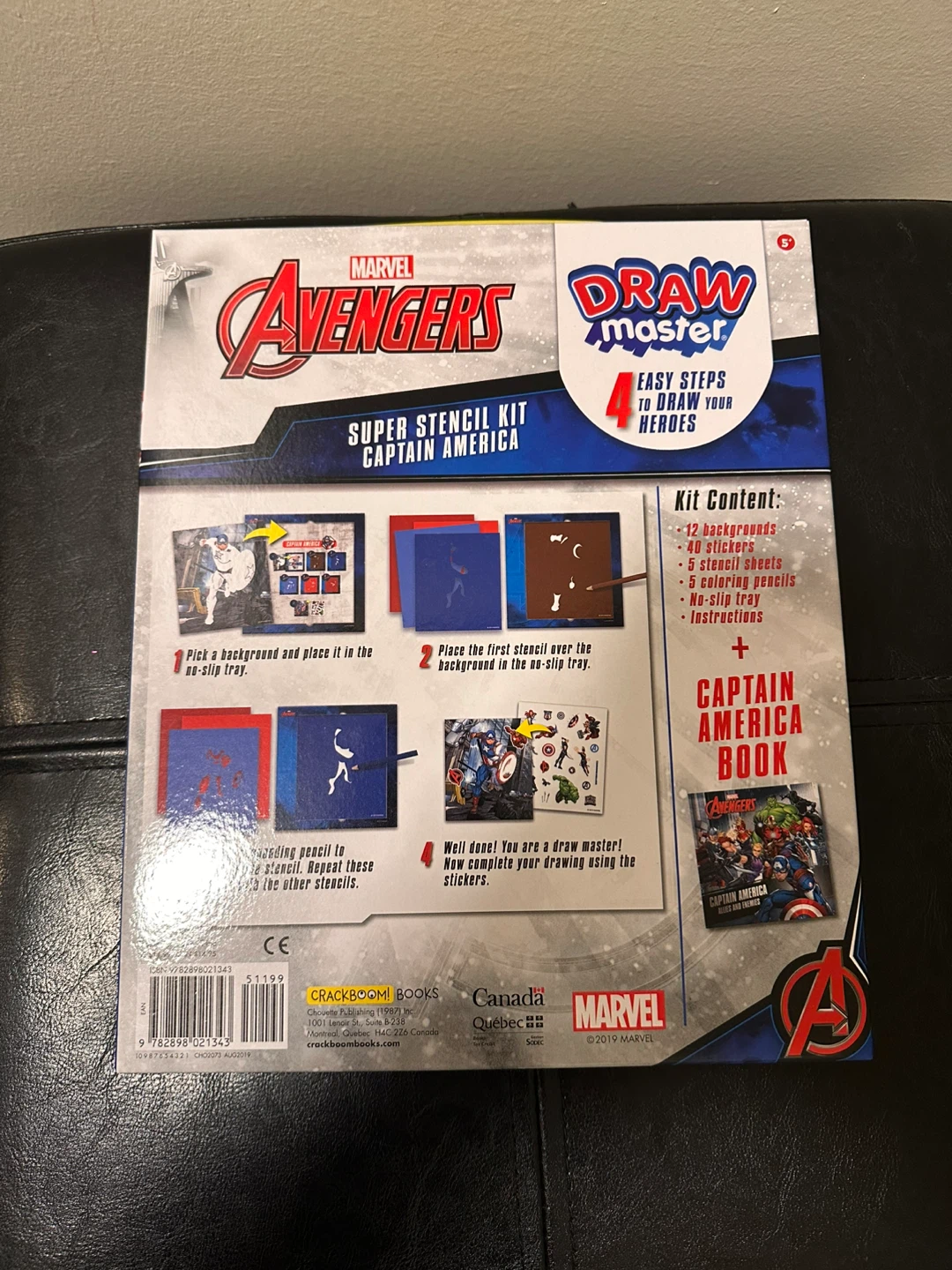 Marvel Avengers Captain America Super Stencil Kit - photo 2