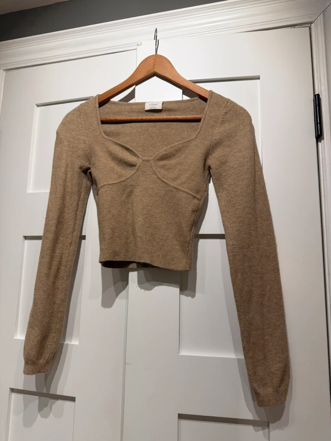 Wilfred Greer Sweater (heather gold camel) - photo 2