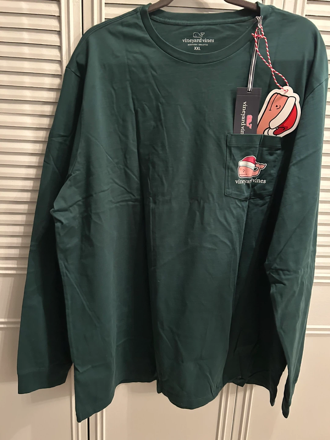 Vineyard Vines XXL Charleston Green Merry Christmas Tee