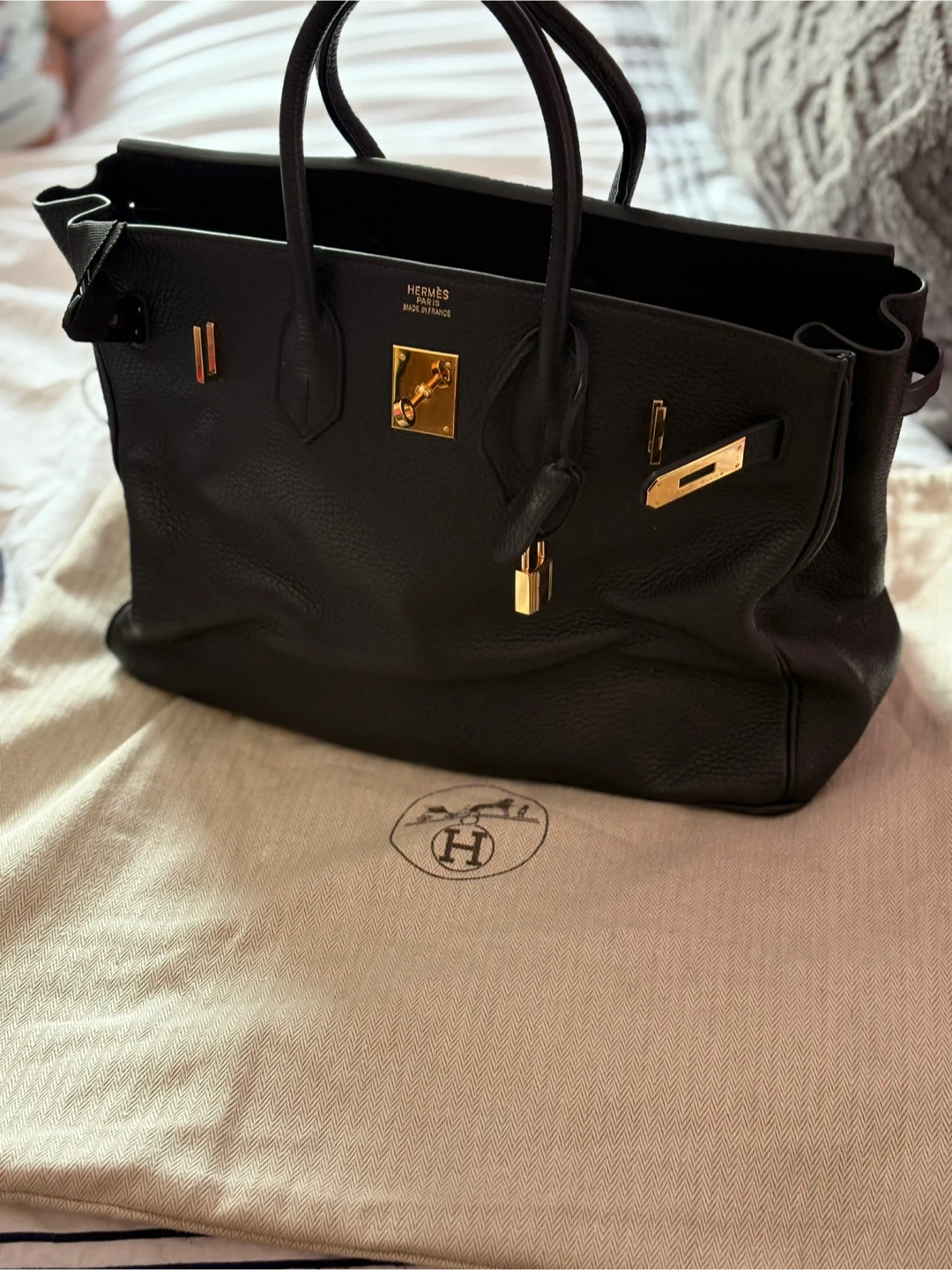 Hermès Black Leather Birkin Bag - photo 2