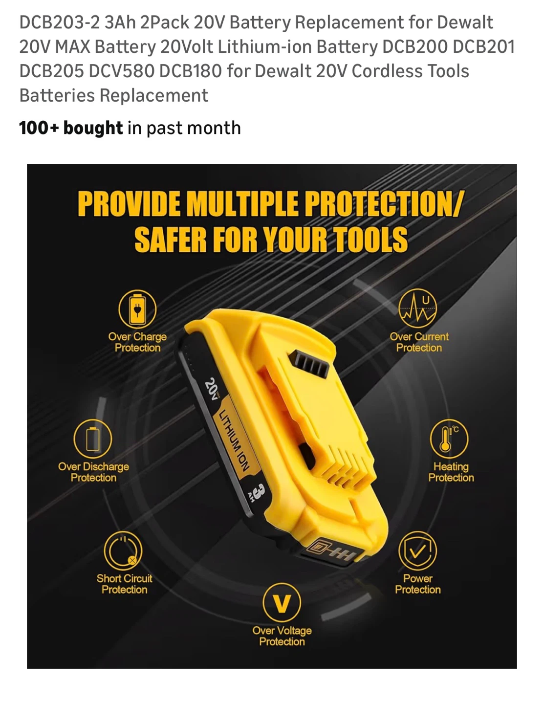 Brand New Dewalt 20V 3Ah Battery 2-Pack - photo 5