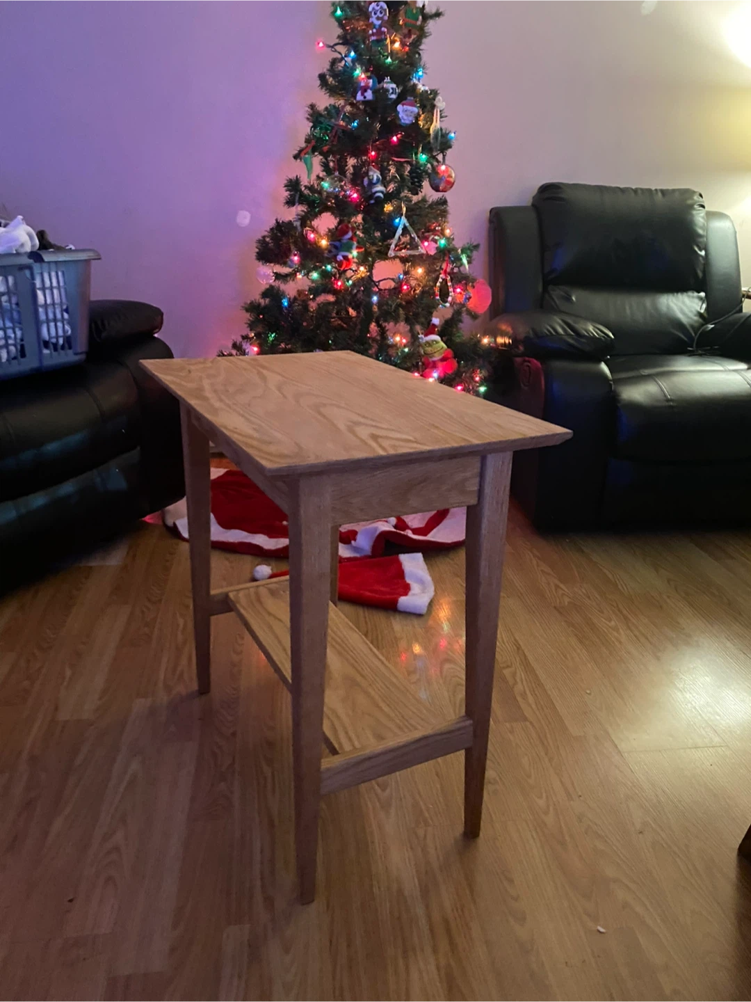 Hand Made Oak Side Table