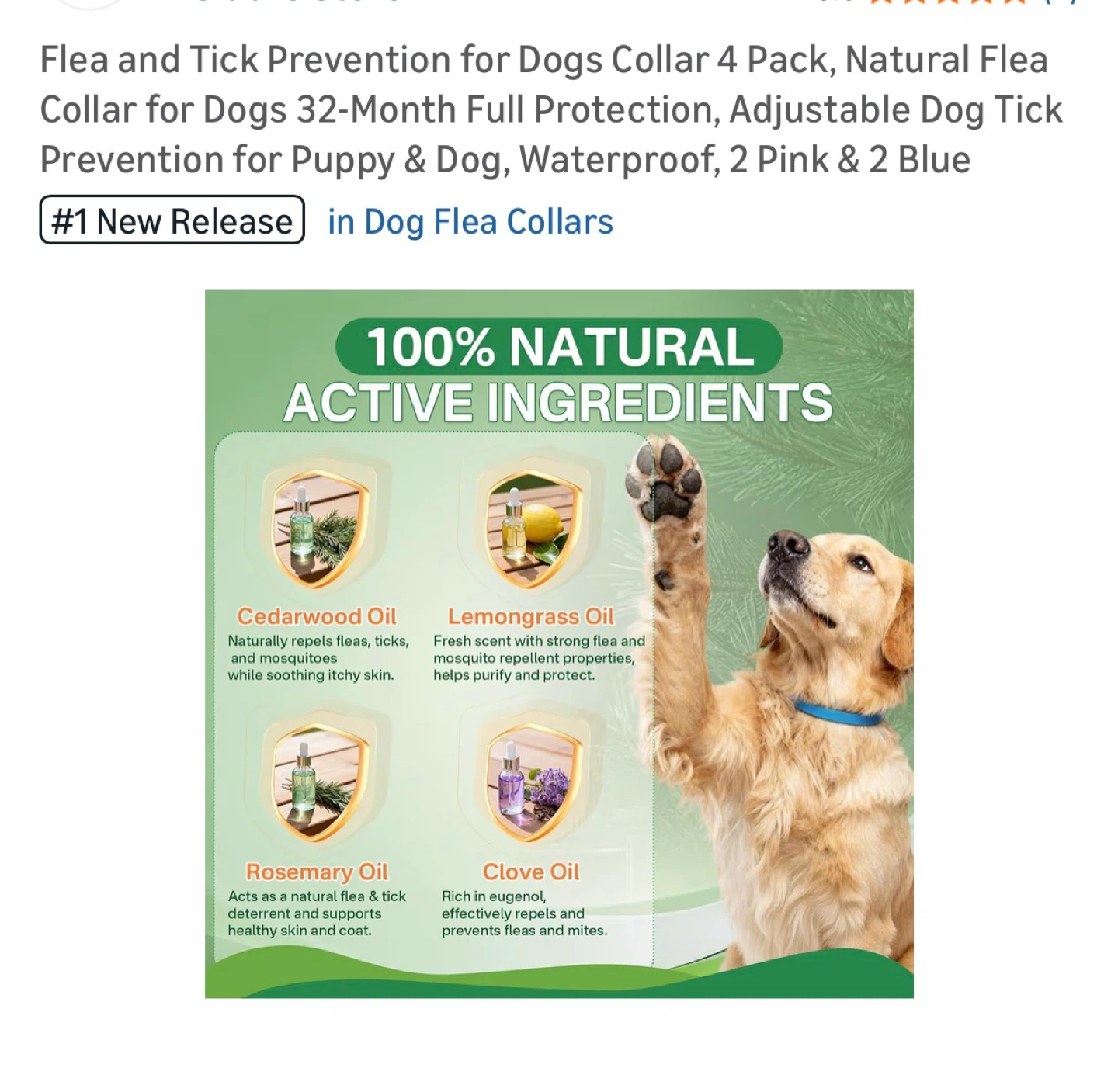 Brand New Flea & Tick Collar 4-Pack for Dogs - photo 5