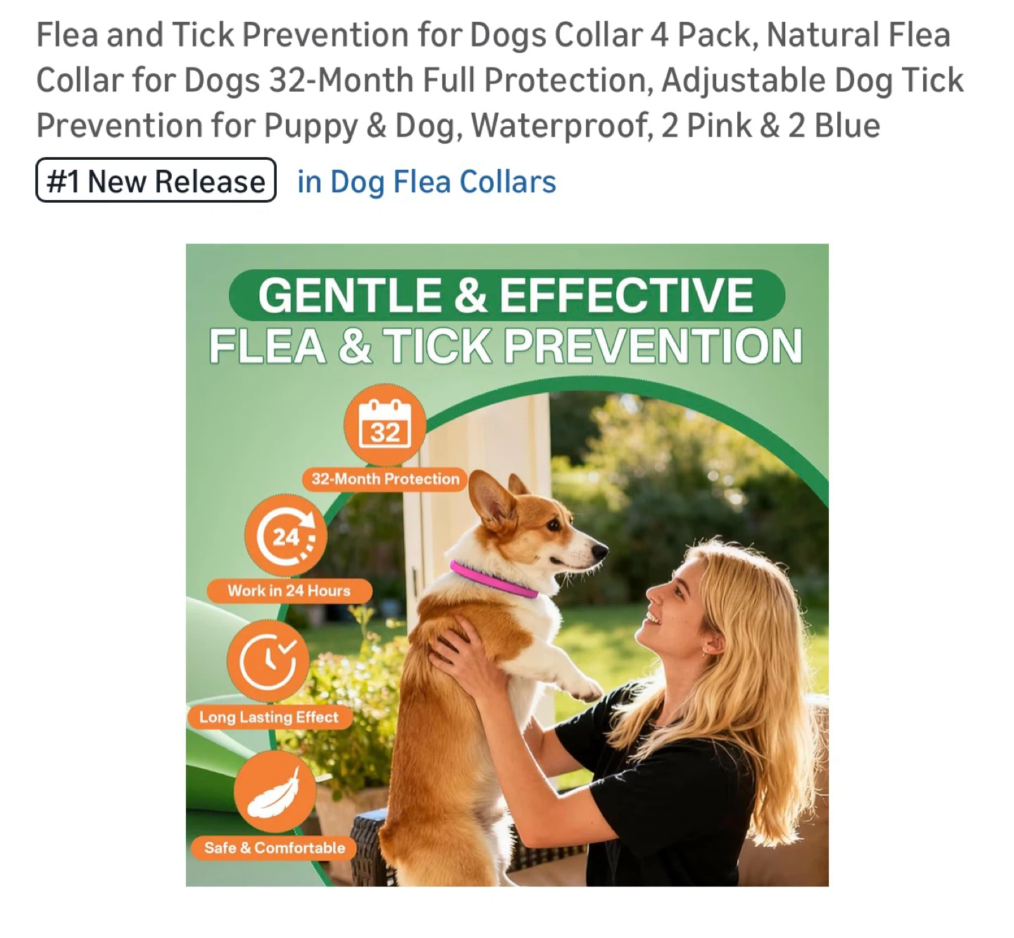 Brand New Flea & Tick Collar 4-Pack for Dogs - photo 4