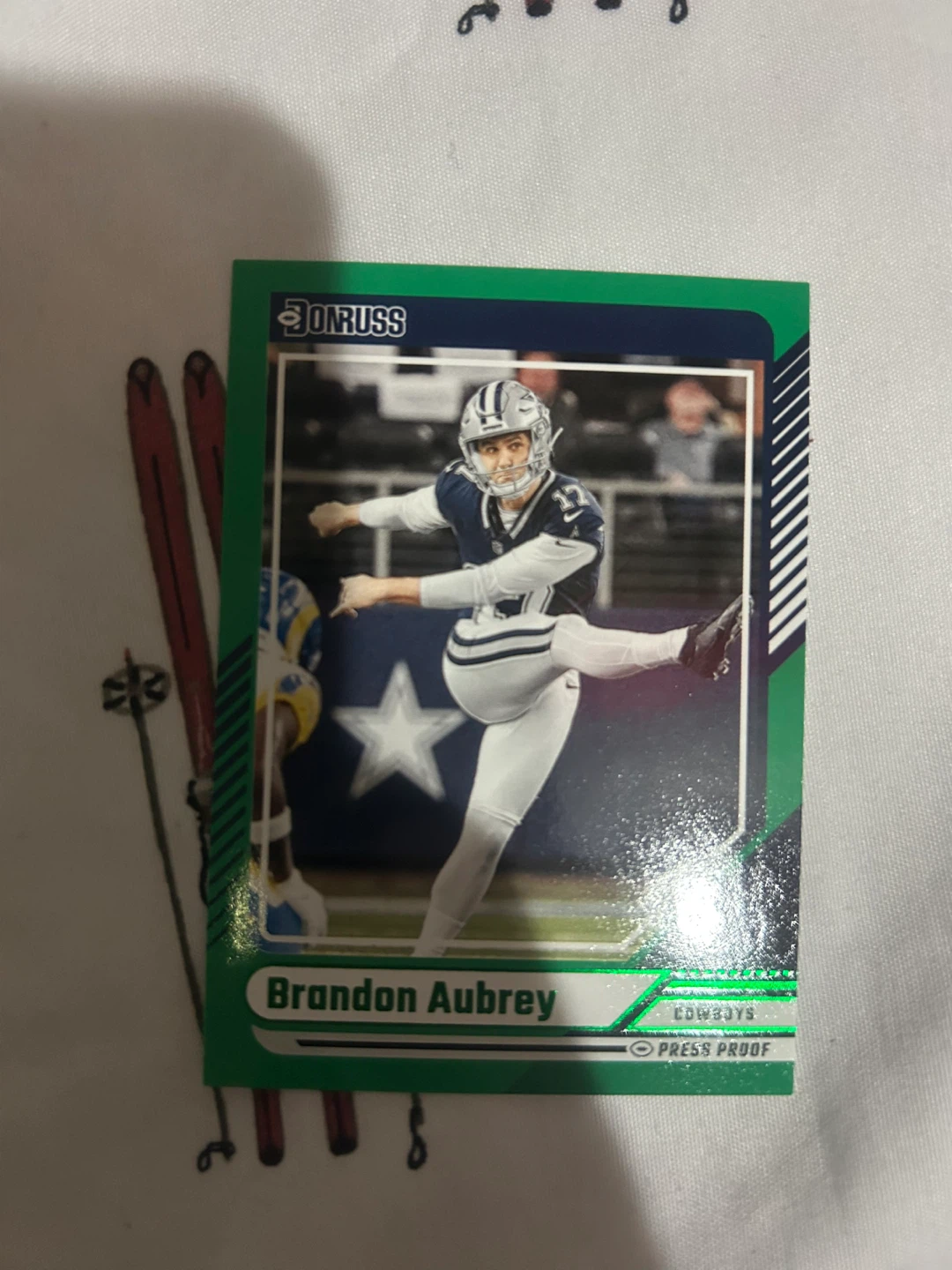 Brandon Aubrey 2024 Panini Donruss Football Card