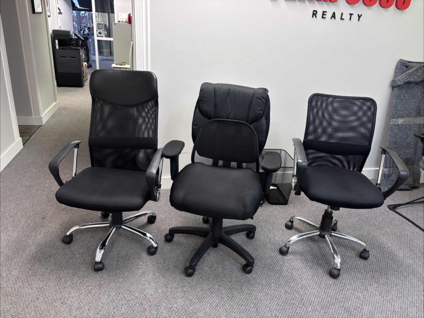 Black Office Chair each