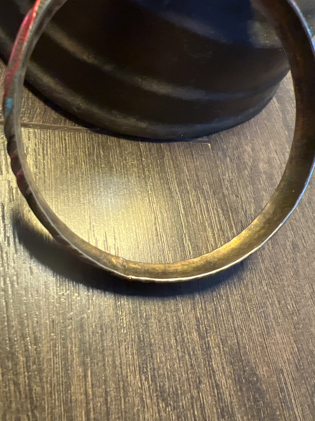 Vintage Brass Bangle Bracelet