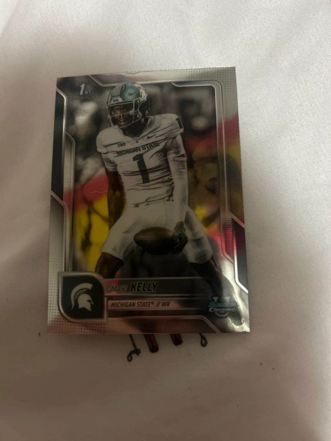 Omar Kelly Michigan State Football Card