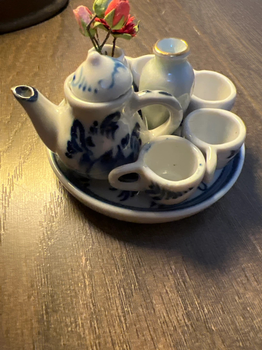 Miniature Porcelain Tea Set