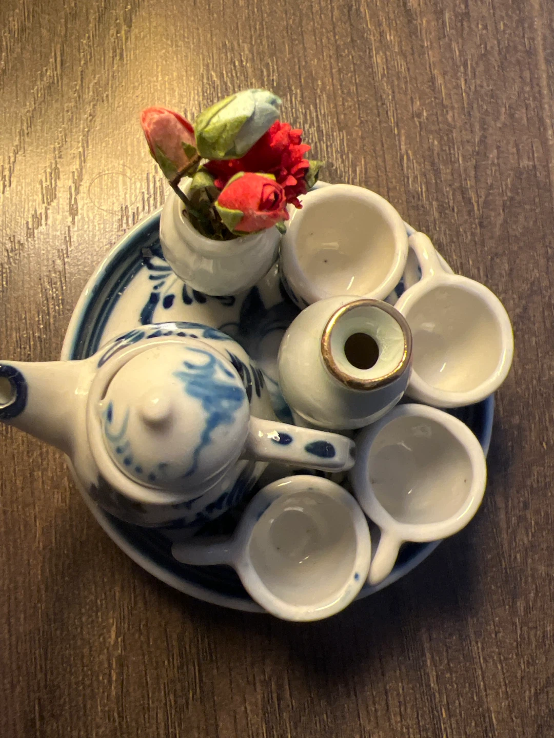 Miniature Porcelain Tea Set - photo 2