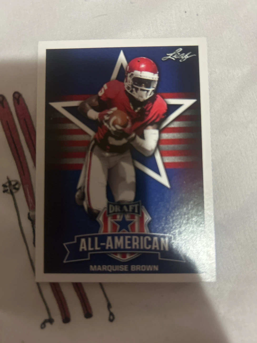 Marquise Brown All-American Draft Trading Card