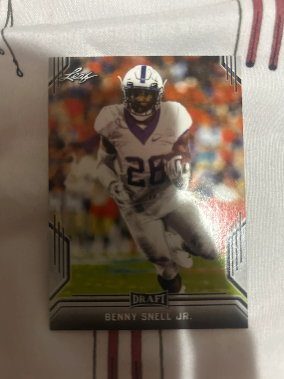 Leaf Draft Benny Snell Jr. Football Card