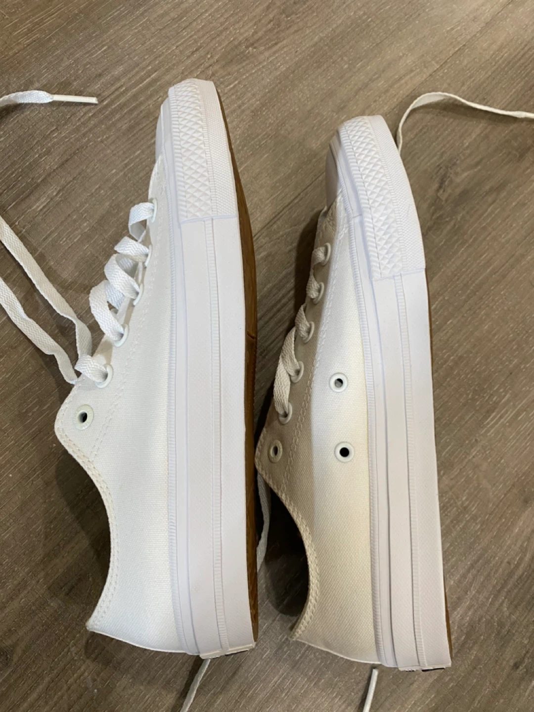Converse All Star White Sneakers - Size 9 - photo 2
