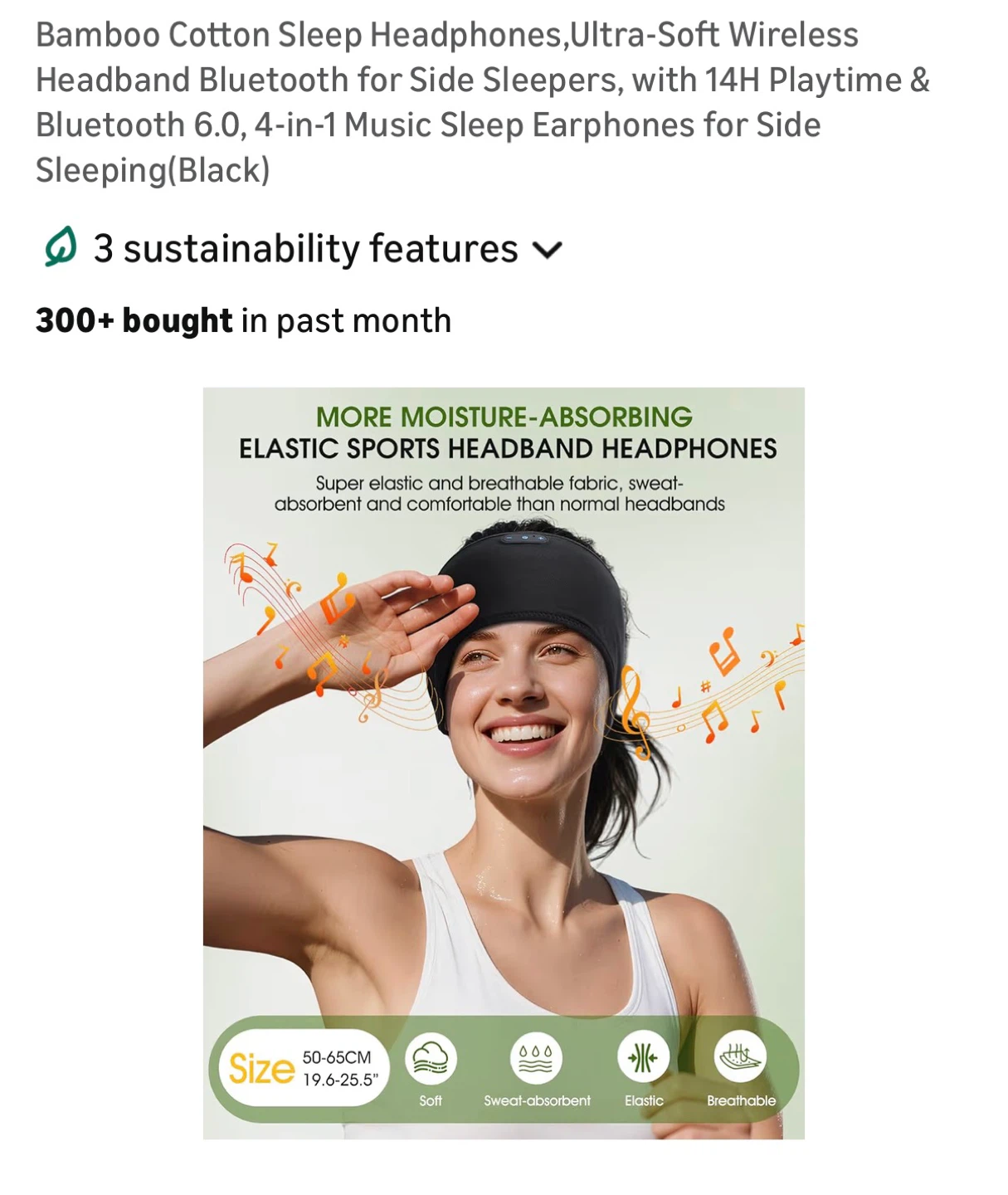 Brand New Wireless Sports Headband - photo 3