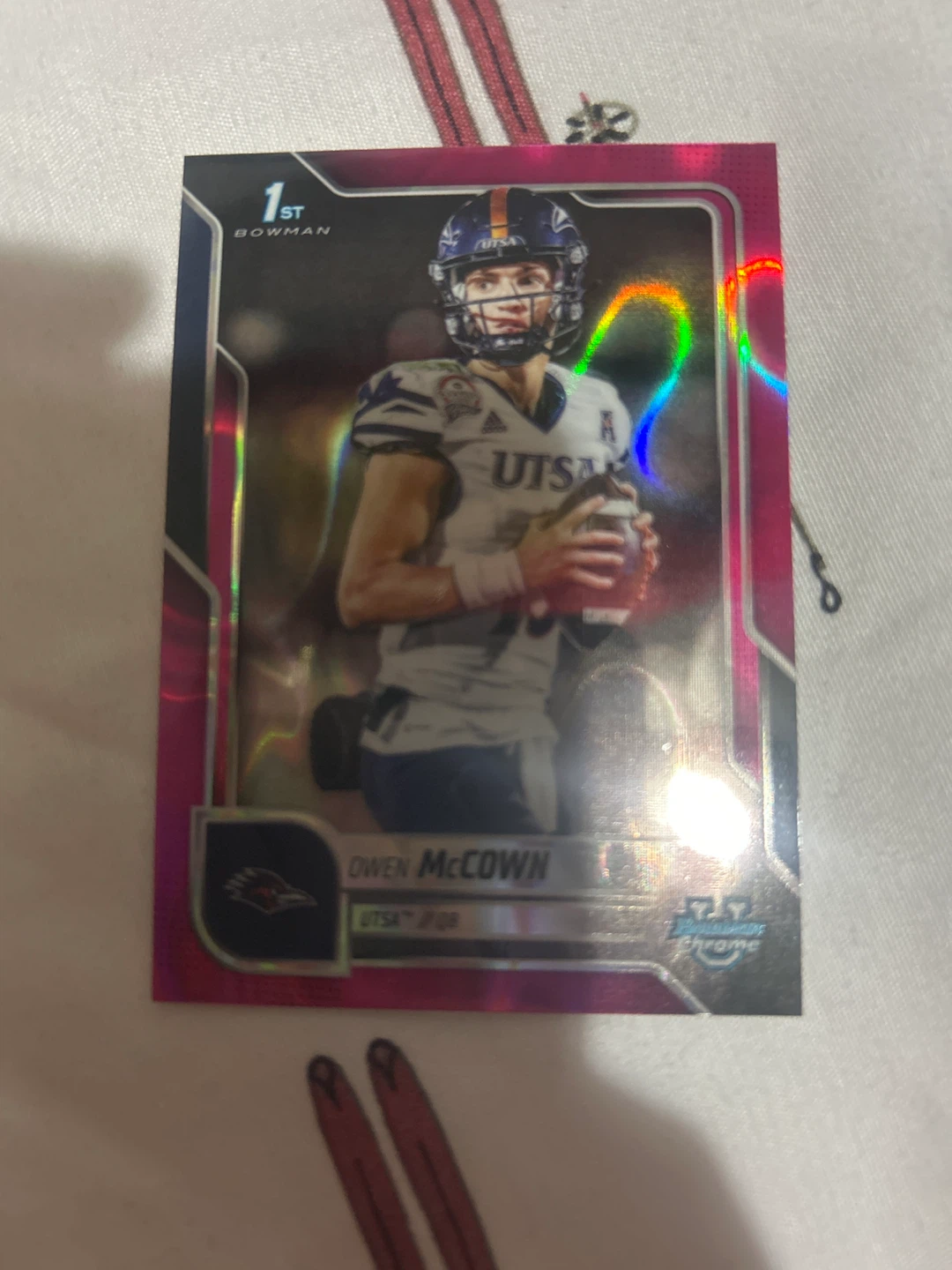 Owen McCown Bowman Chrome Football Card