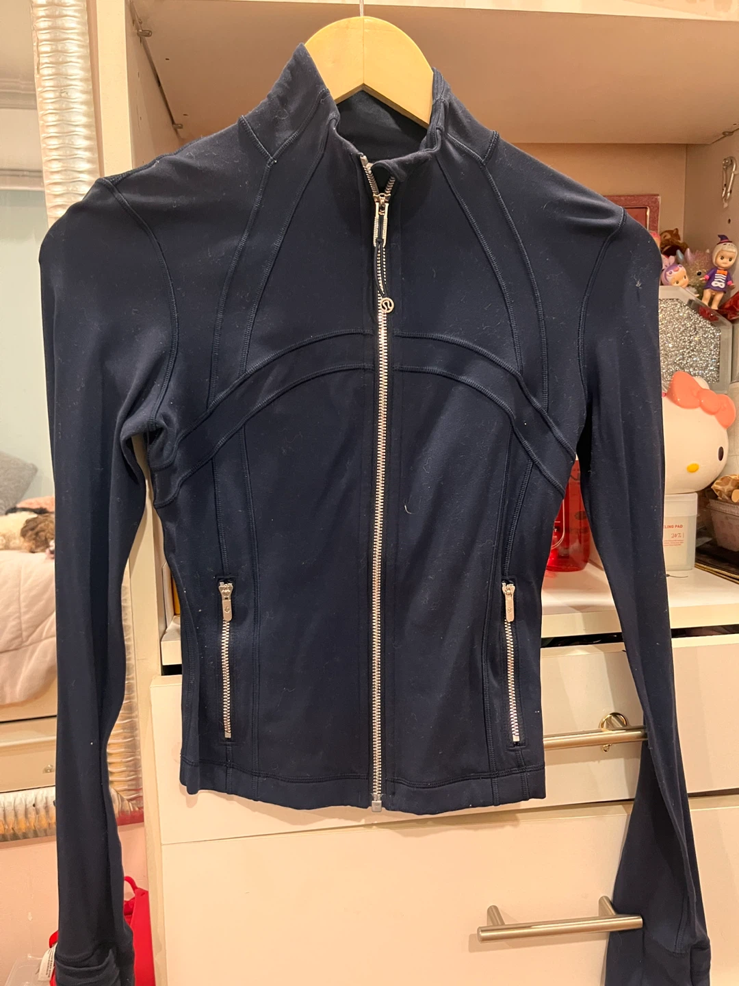 Lululemon Define Jacket, Size 2, Navy - photo 2