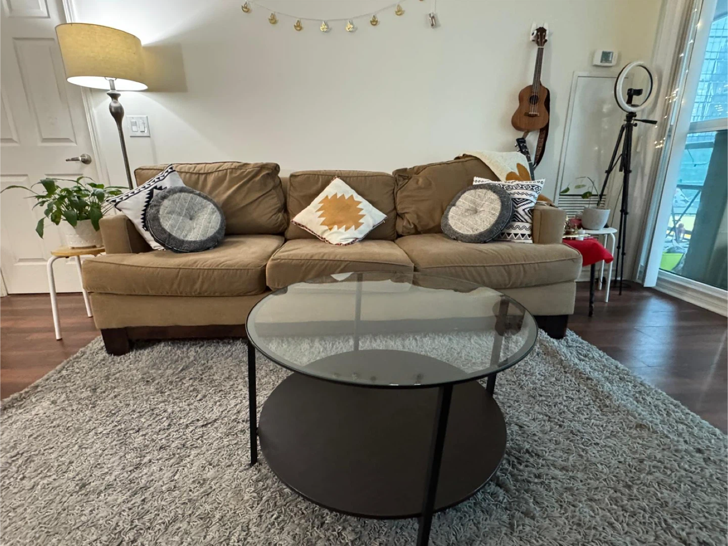 Round Glass Coffee Table