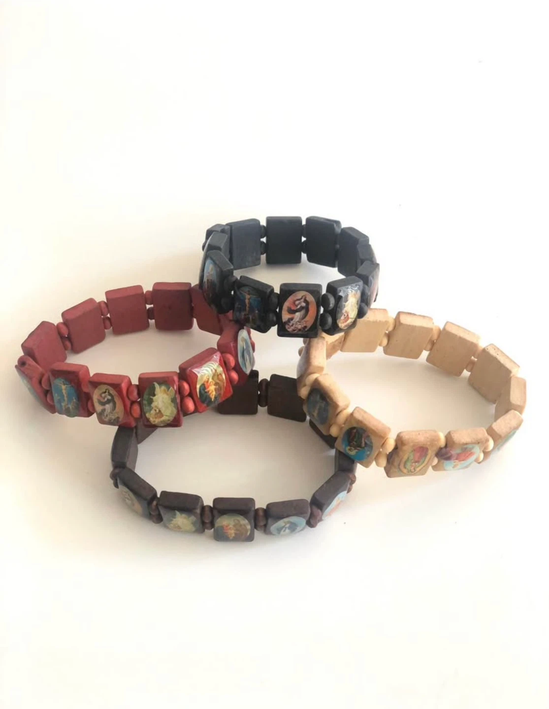Wooden catholic Bracelets