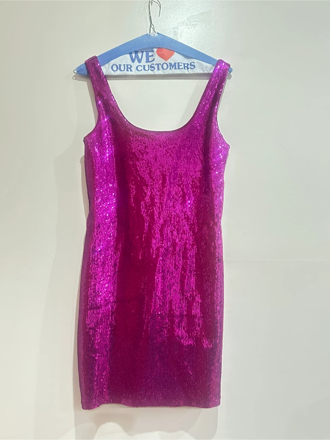 Express Pink Sequin Dress Size S - photo 2
