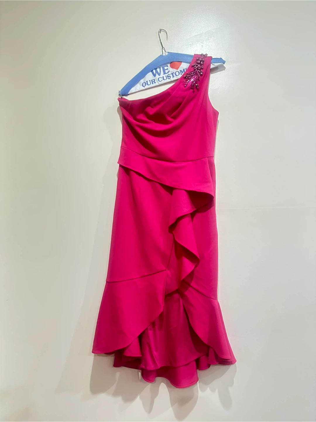 Papell Studio Hot Pink Dress - Size 6