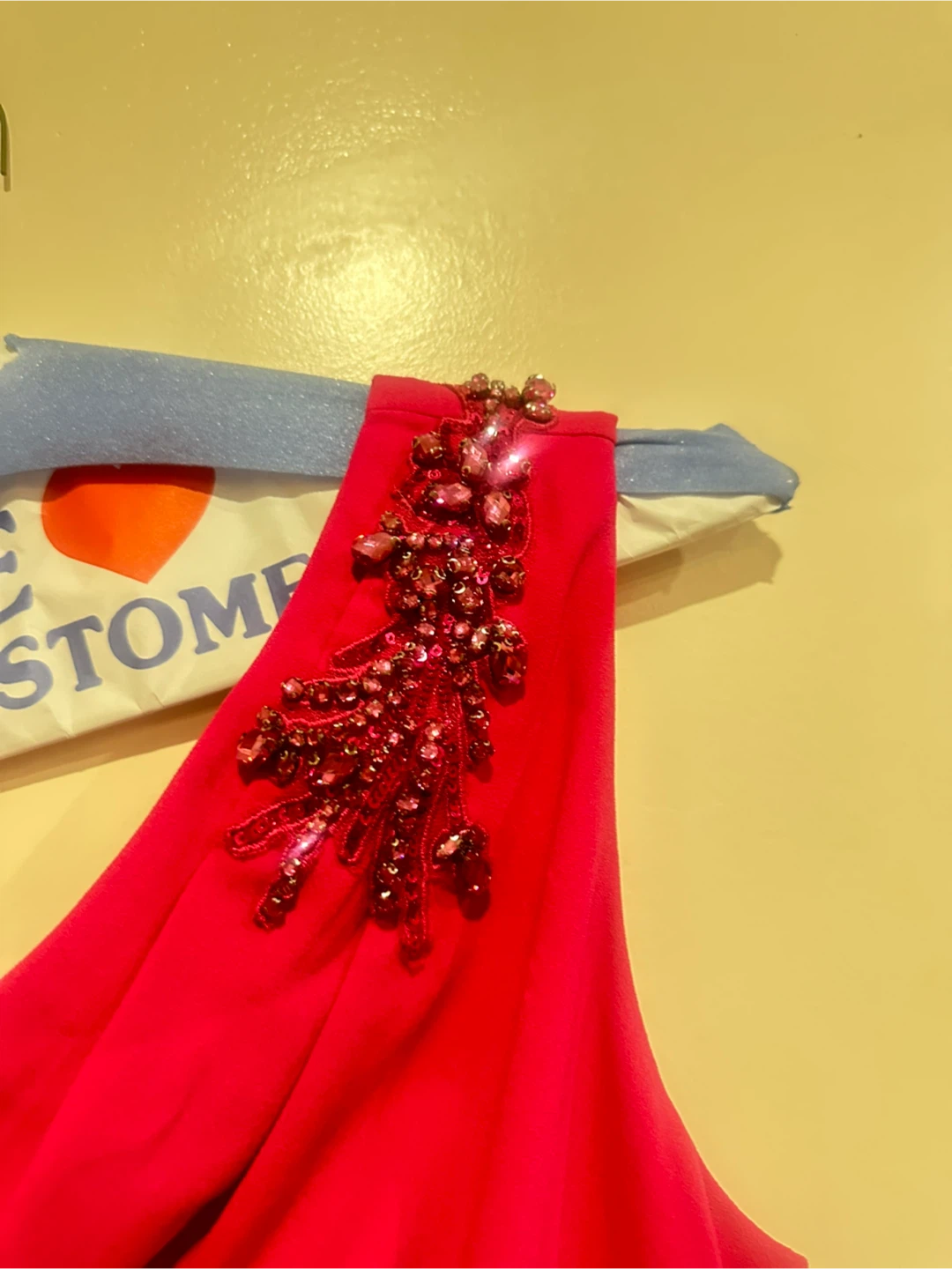 Papell Studio Hot Pink Dress - Size 6 - photo 3