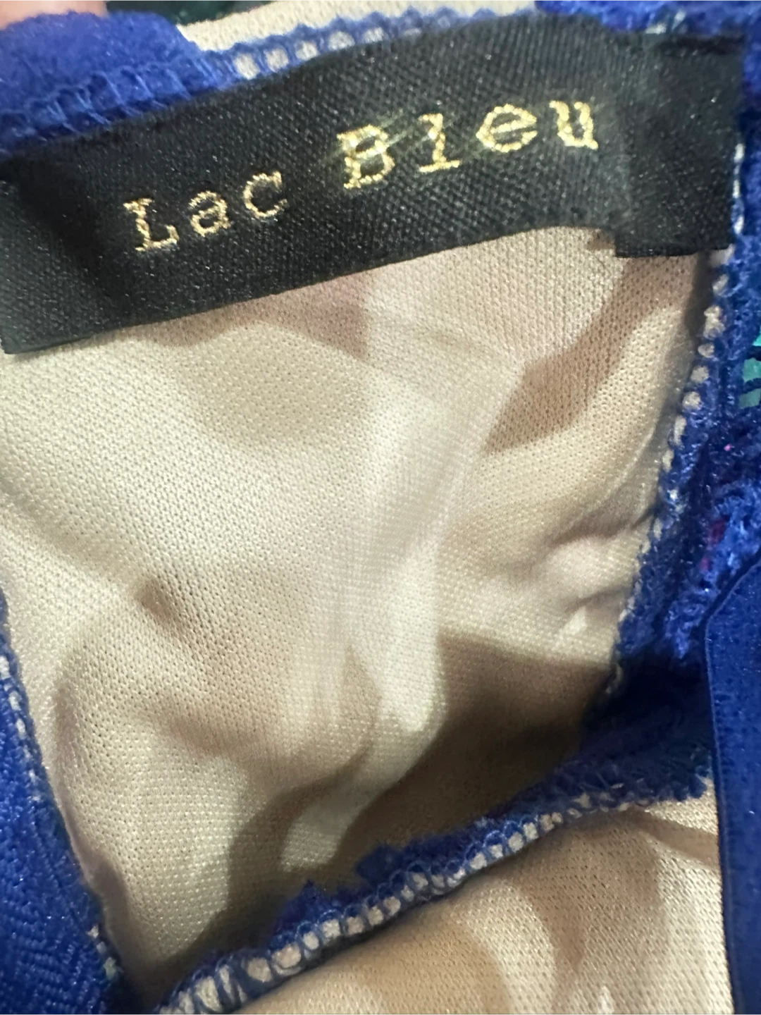 Lac Bleu Blue Lace Dress - photo 3