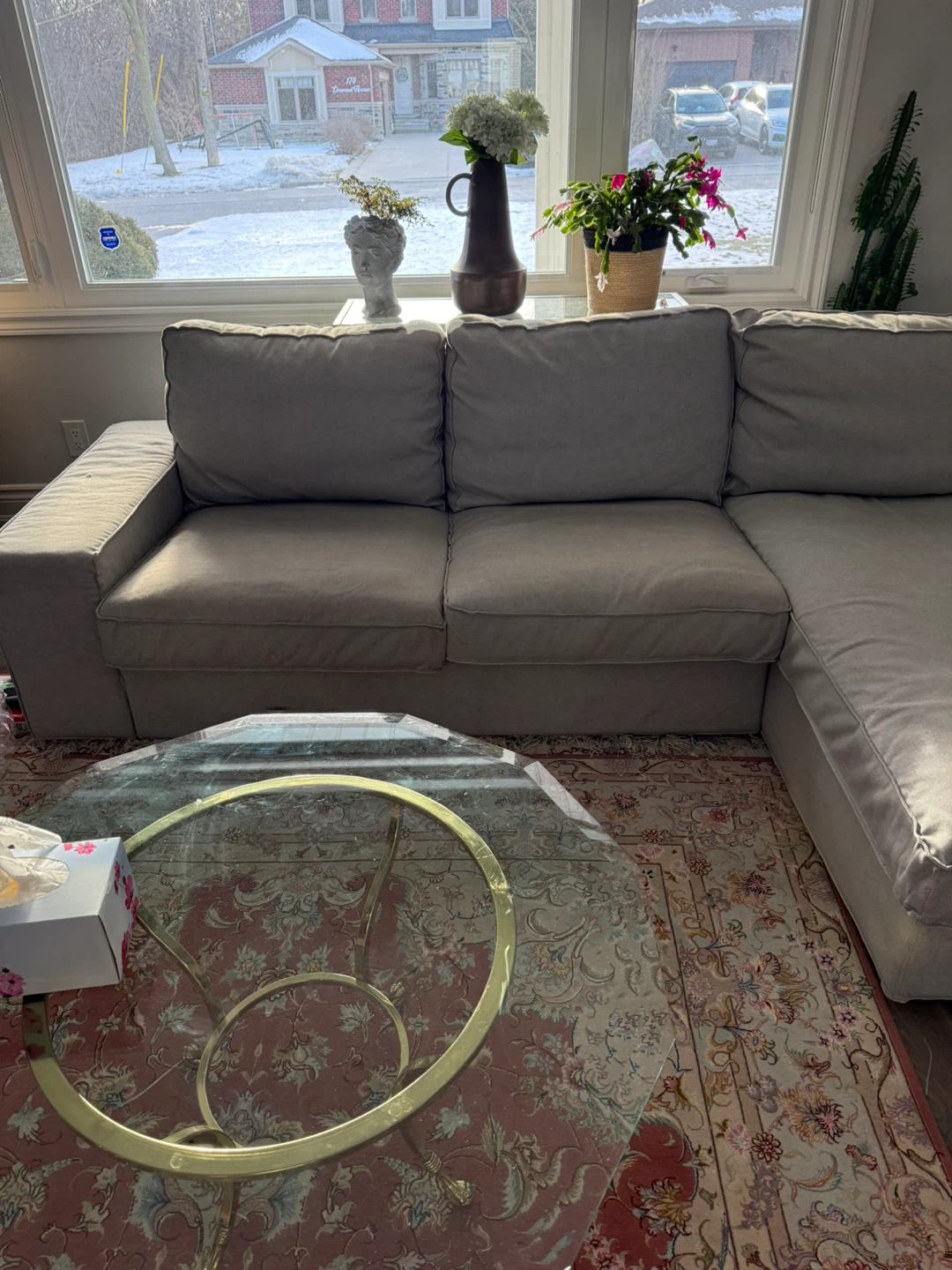 Grey Sectional Sofa - photo 5