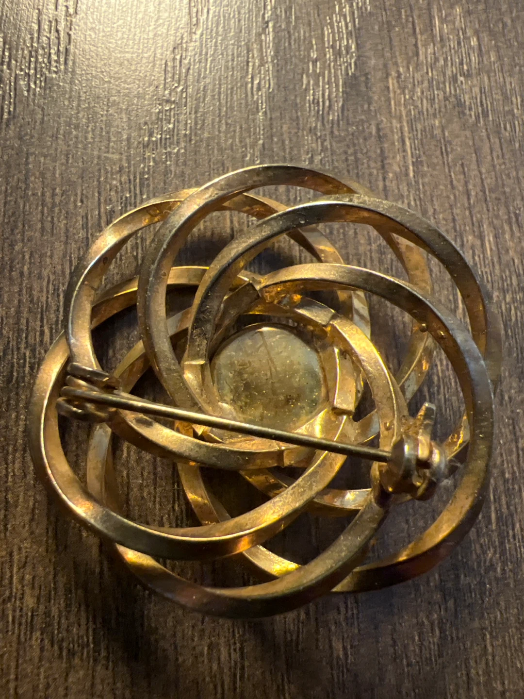 Vintage Gold Tone Brooch - photo 2