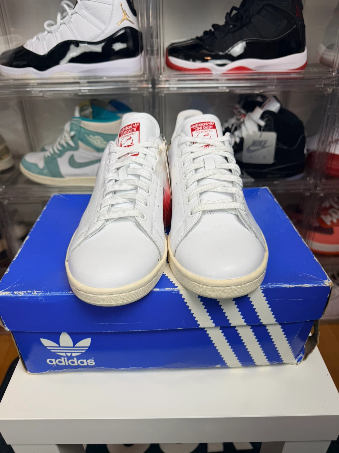 Adidas Stan Smith W White/Leopard - Women's Size 10.5 Men Size 9 - photo 2