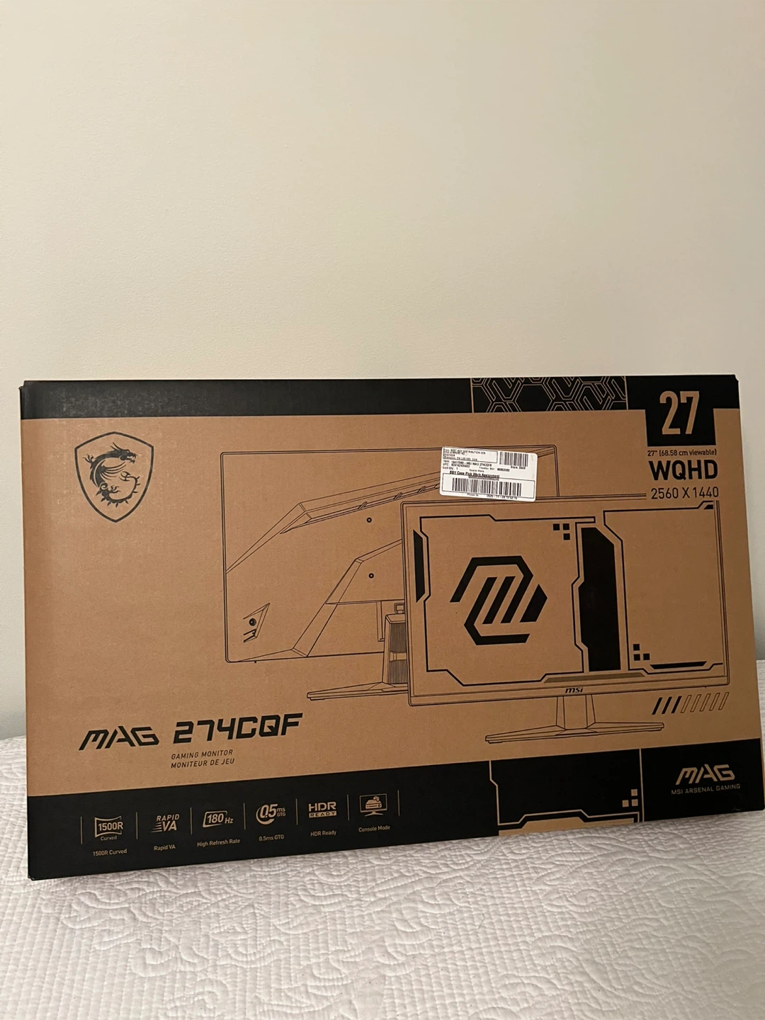 MSI MAG 27" WQHD Gaming Monitor