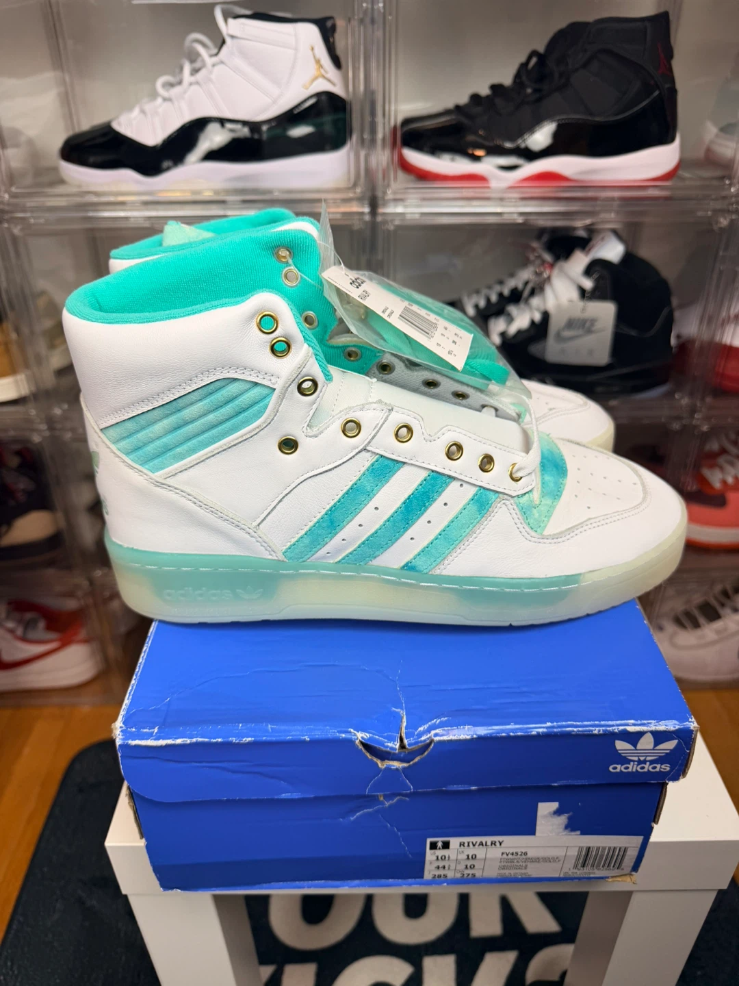 Adidas Rivalry High Top Sneakers - Size 10.5