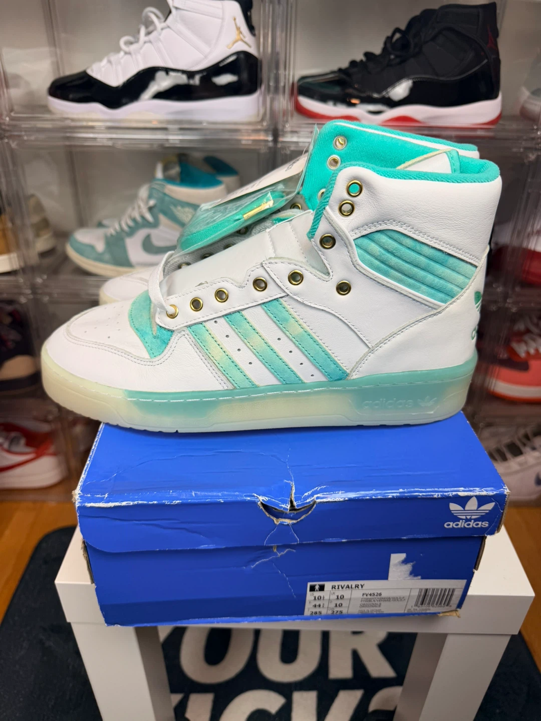 Adidas Rivalry High Top Sneakers - Size 10.5 - photo 2