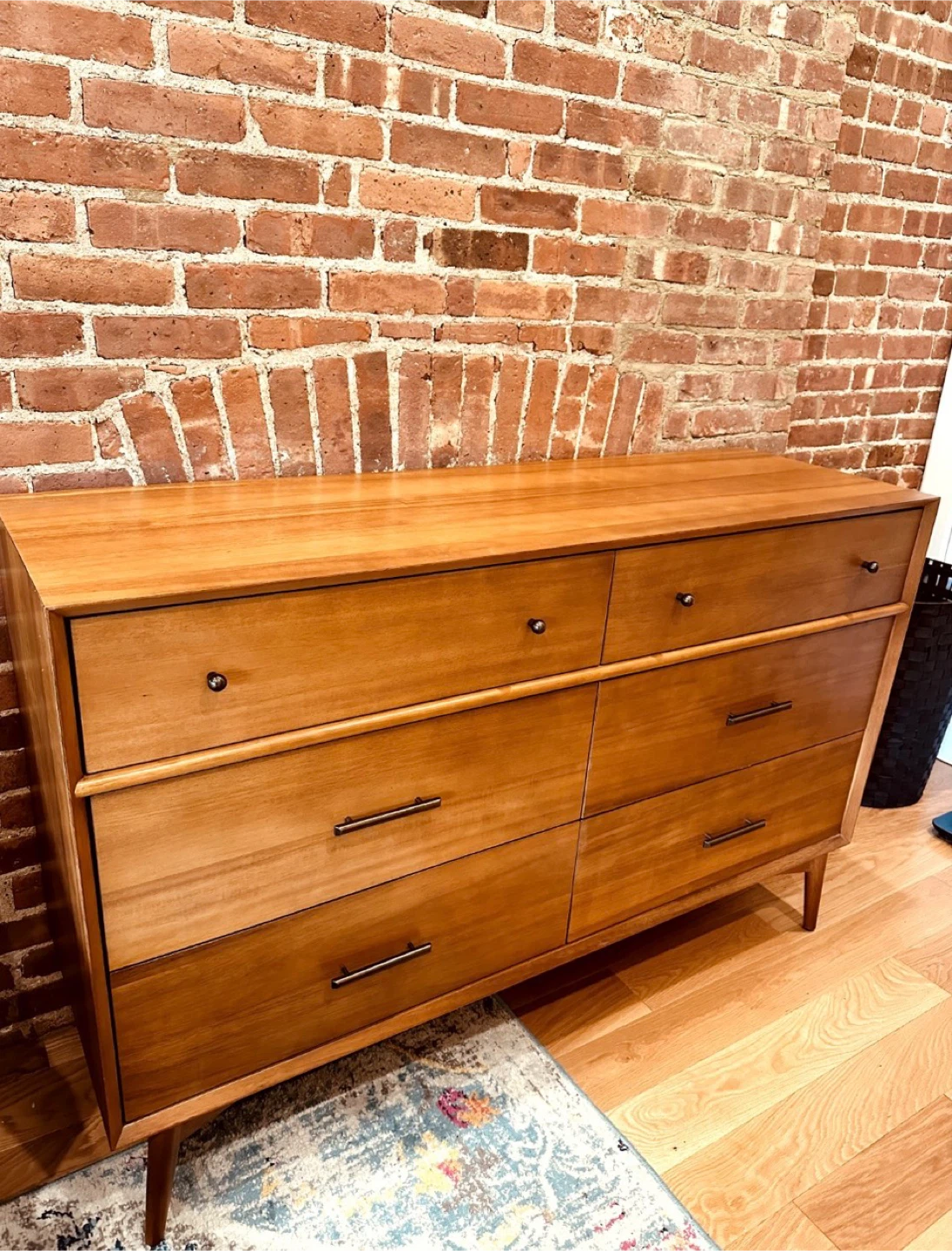 West Elm Mid-Century Modern Wood 6-Drawer Dresser - photo 2