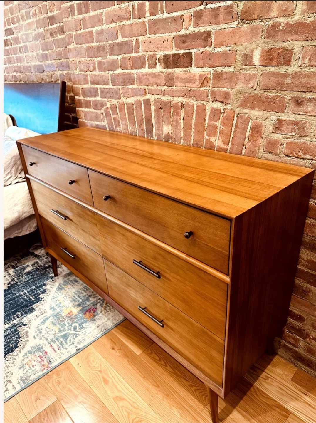 West Elm Mid-Century Modern Wood 6-Drawer Dresser - photo 3