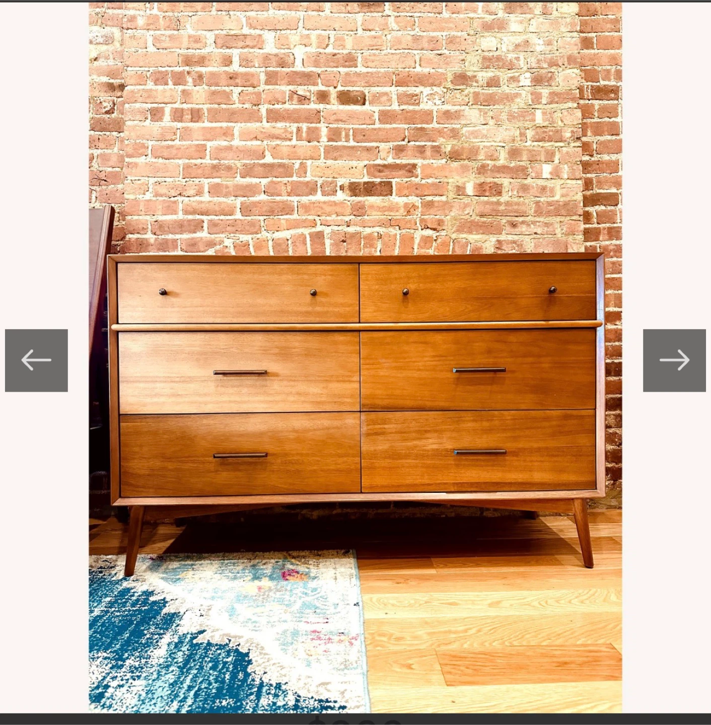 West Elm Mid-Century Modern Wood 6-Drawer Dresser