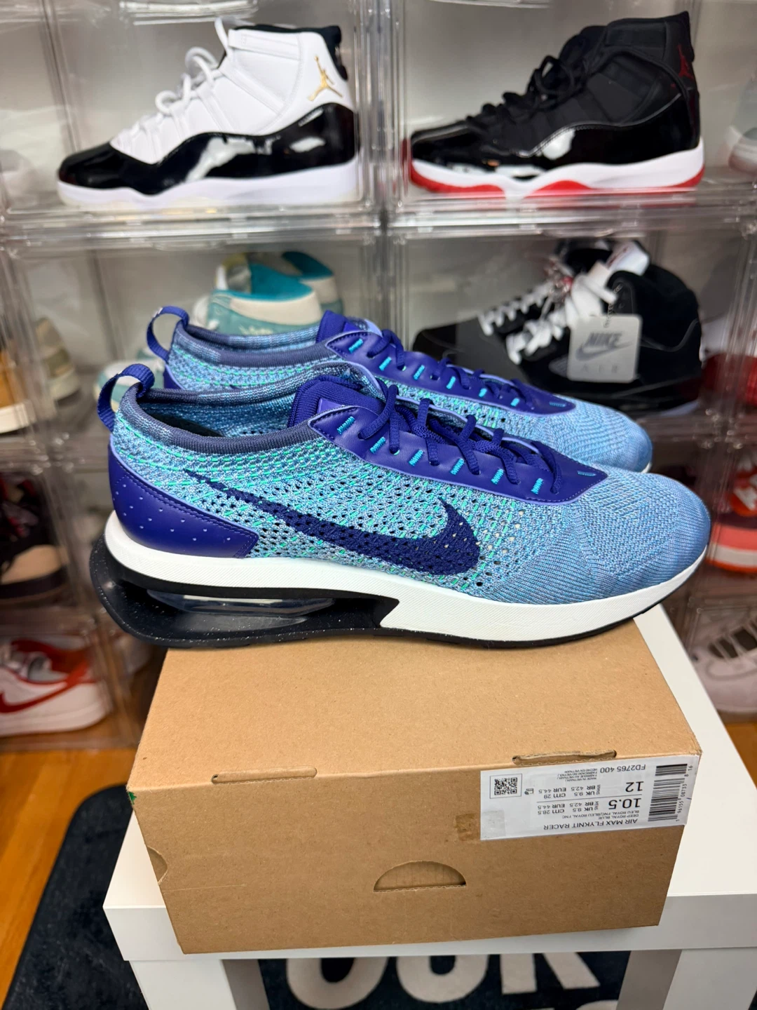Nike Air Max Flyknit Racer Blue, Size 10.5