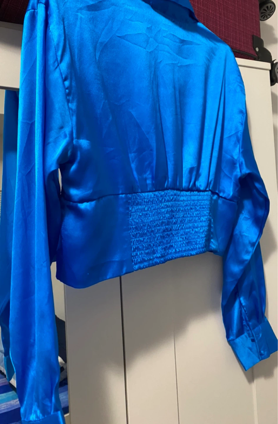 Blue Satin Blouse - photo 2