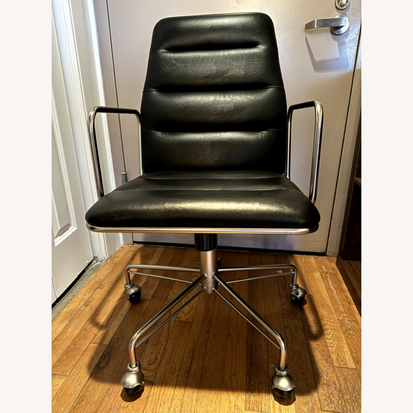 Cb2 Black Executive Office Chair