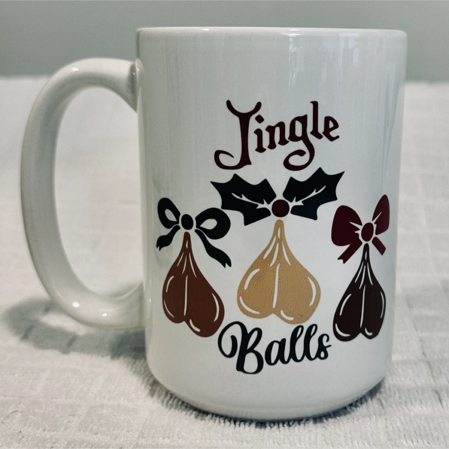 Funny / Rude “Jingle Balls” Christmas Mug…