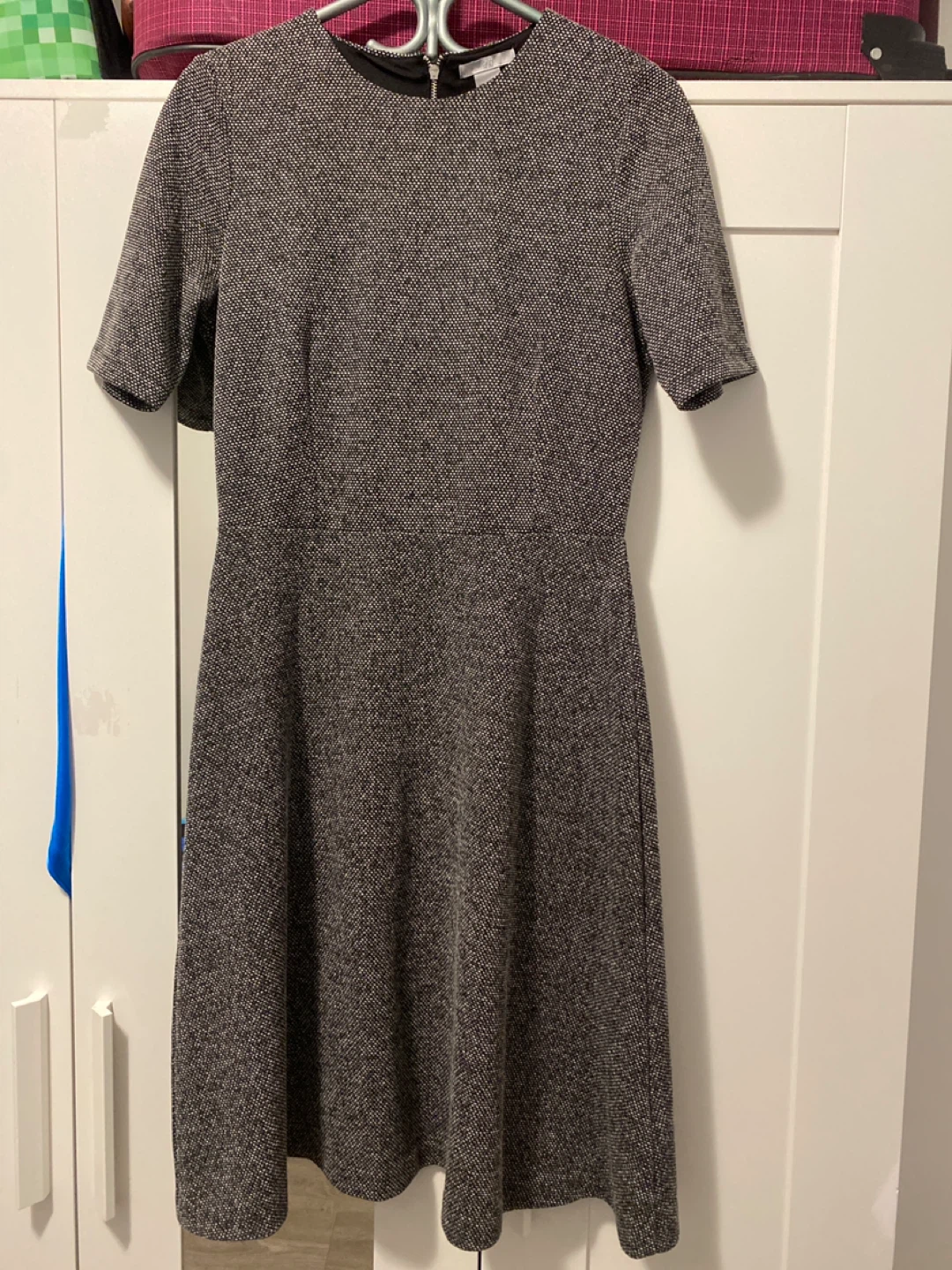 H&M Grey Tweed Dress - Size M