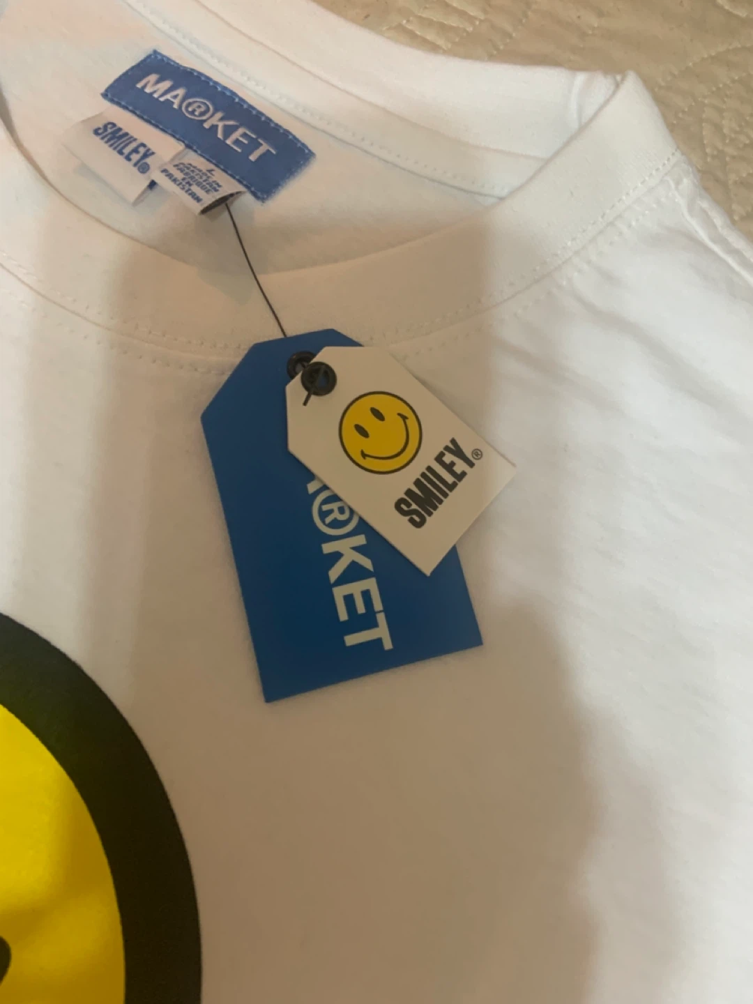 New MARKET x Smiley 'I ❤️ Your Mom' Tee - L - photo 4