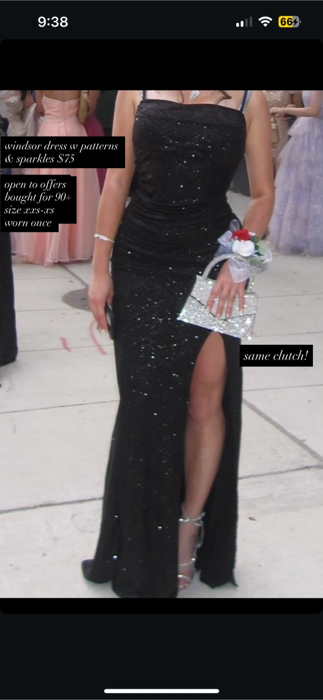 Windsor Black Dress, XS prom - photo 2