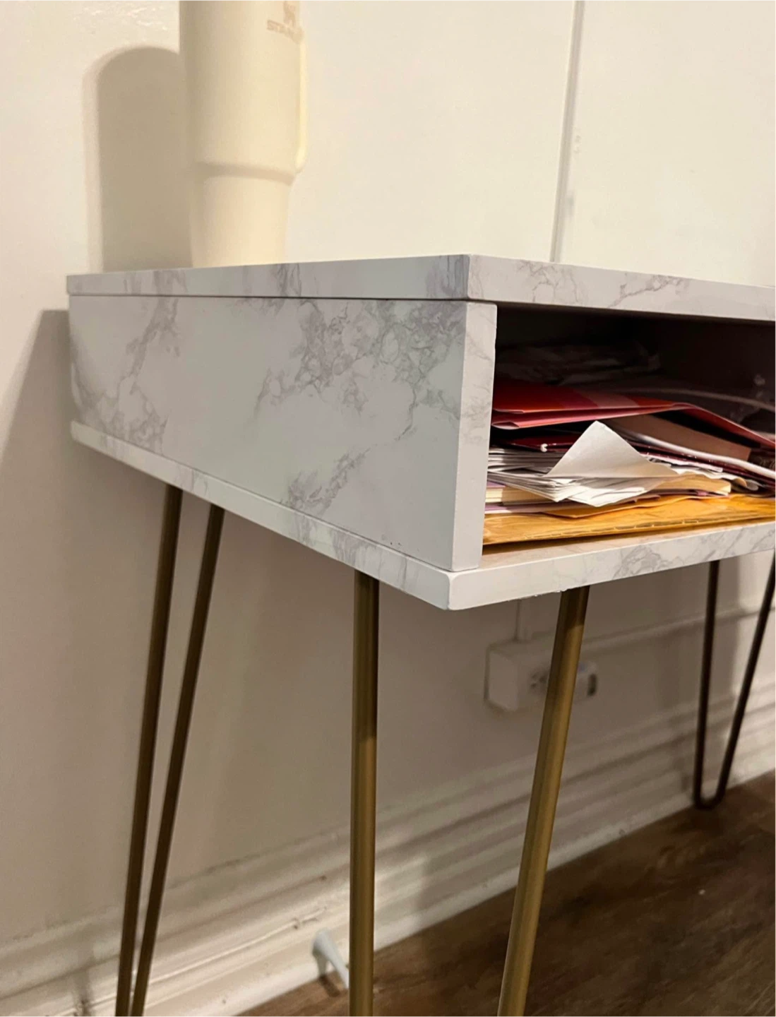 Marble Desk + Green Chair Combo - photo 2