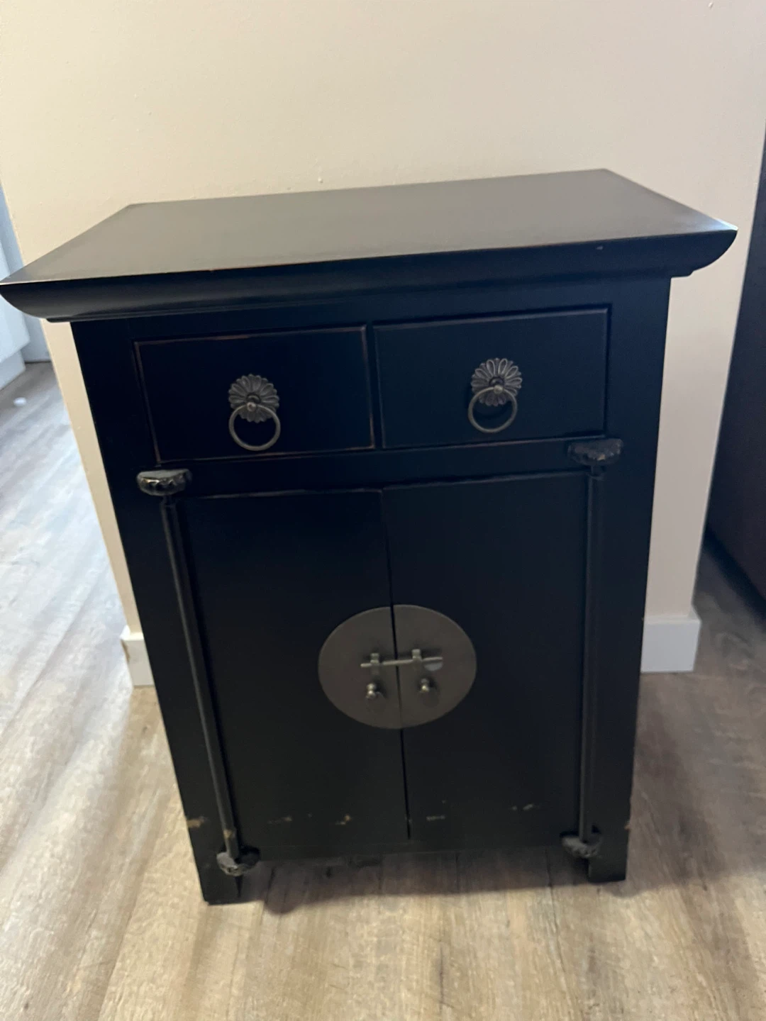 Black Asian-Style Cabinet