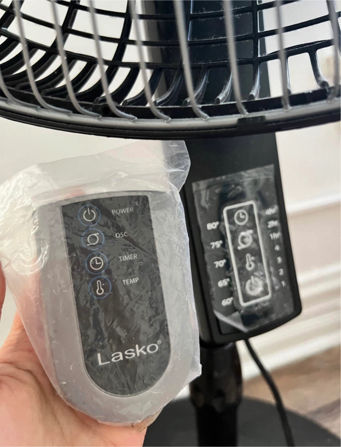 Lasko Black Stand Fan w/ Remote - photo 2