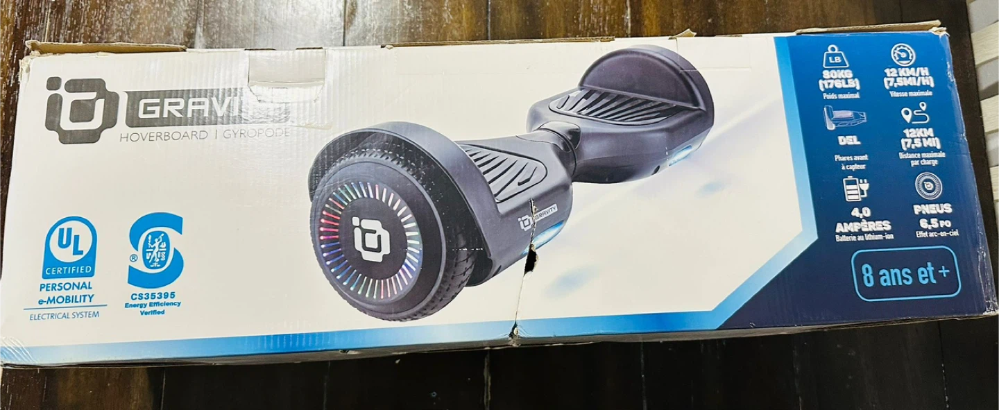 Gravity X3 Electric Hoverboard - New! - photo 4