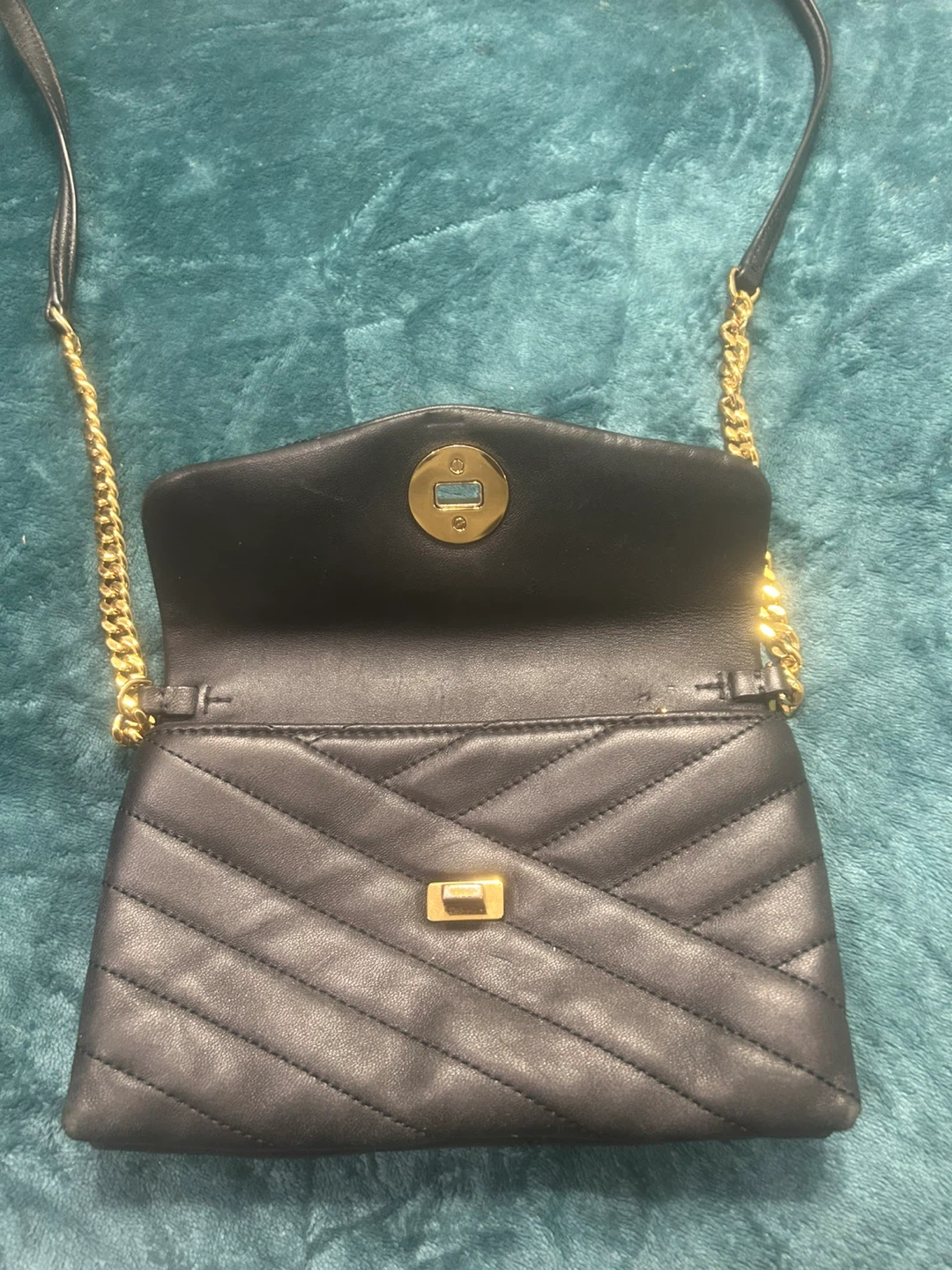 Tory Burch Black Quilted Chain Shoulder Bag - photo 4